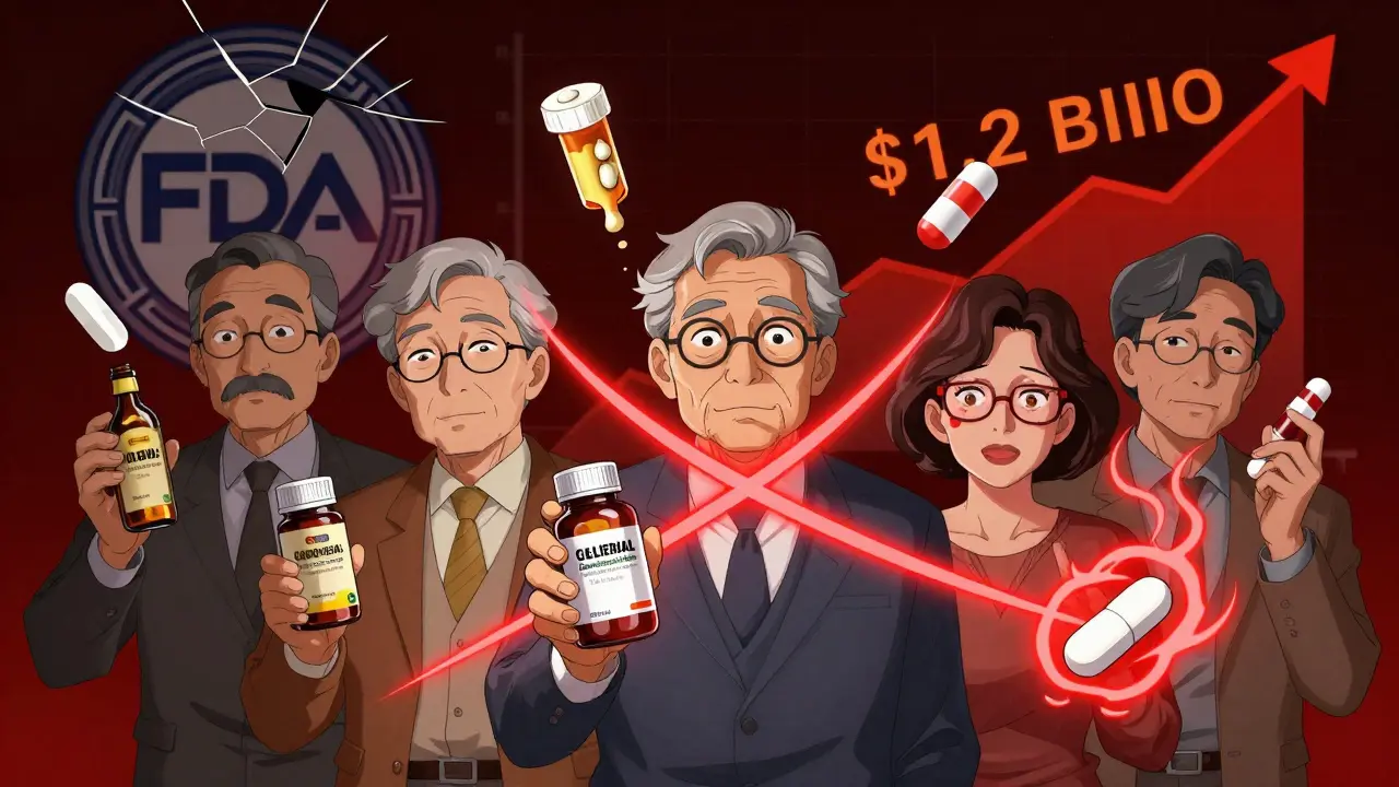 Older adults with supplements emitting danger auras that clash with their prescription medications.