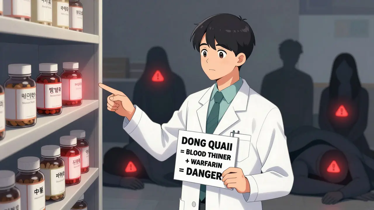 Pharmacist warns about hidden Dong Quai in herbal supplements labeled for women's health